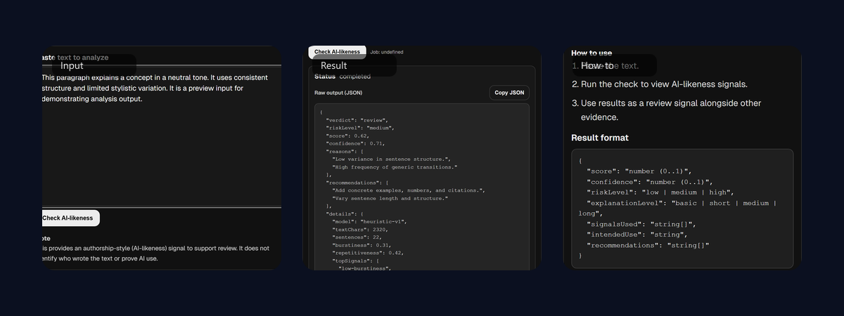 AI Content Detector preview