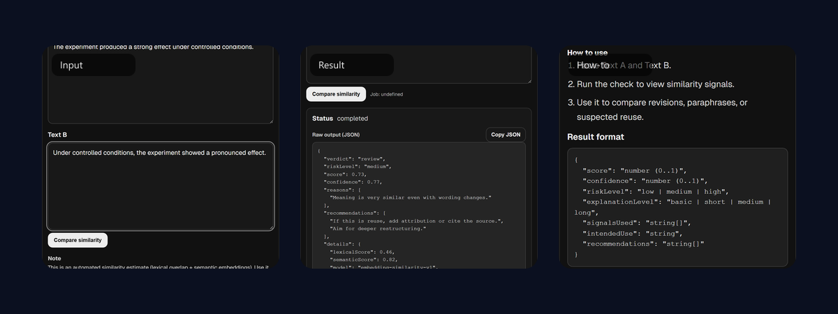 Paraphrase Similarity preview